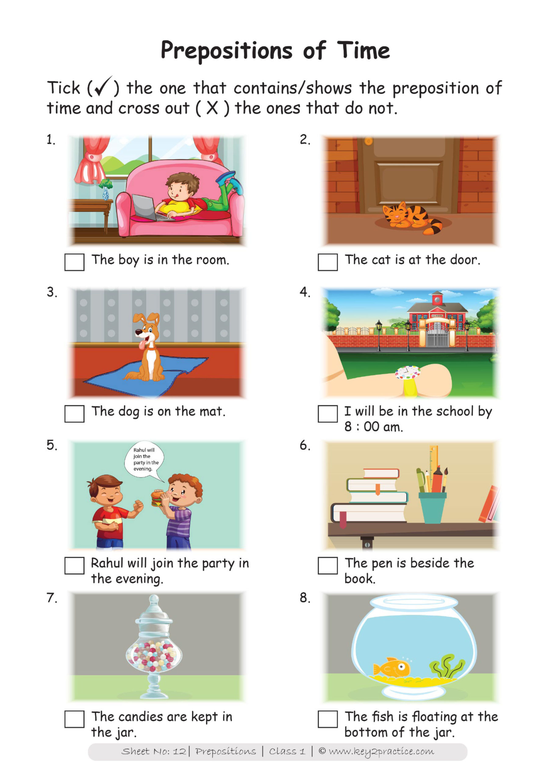 Simple English Worksheets For Grade 1