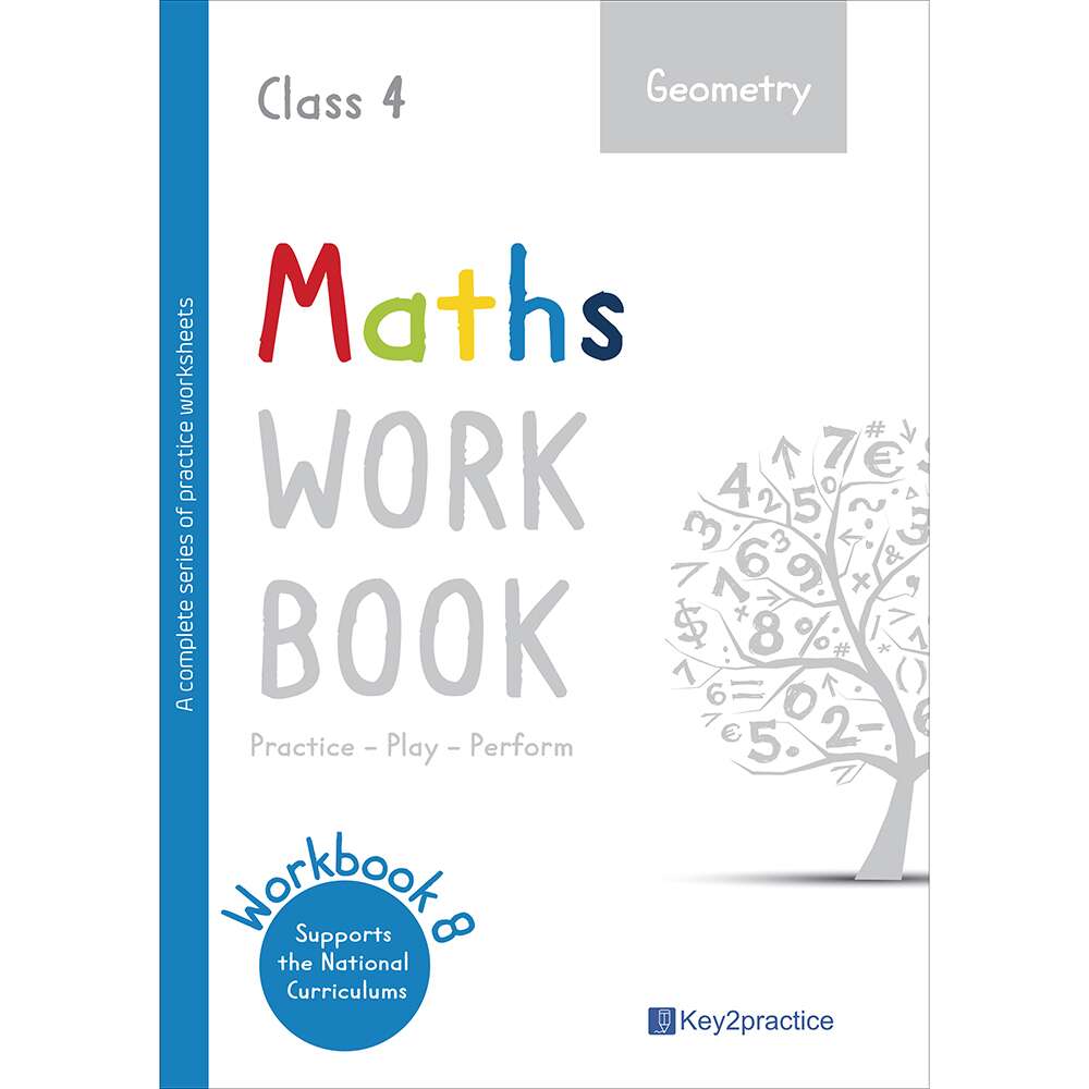 Geometry maths practice workbooks grade 4